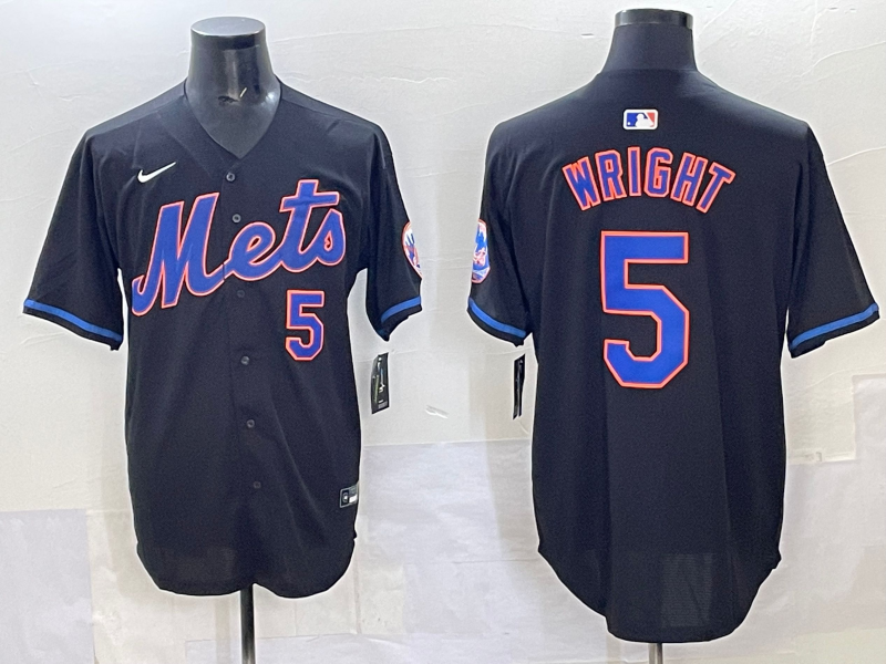 Men 2025 New York Mets #5 Wright blue MLB Nike jersey style 7